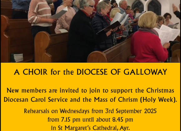Galloway Diocesan Choir – New Members Welcome